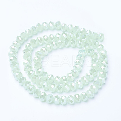 Electroplate Glass Beads Strands EGLA-A034-J8mm-B03-1