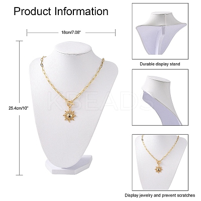 Jewelry Necklace Display Bust S015-A-1