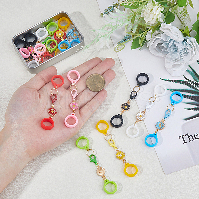 Silicone Knitting Needle Stoppers HJEW-NB00172-1