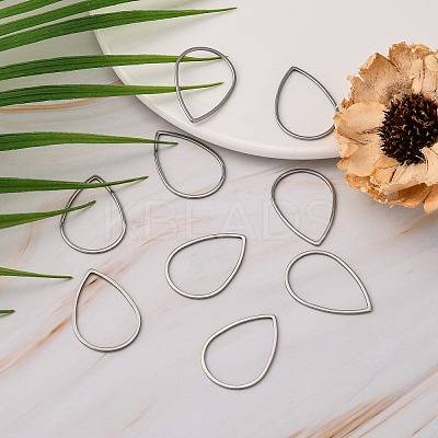 Tarnish Resistant 304 Stainless Steel Linking Rings LS-STAS-T047-16C-1