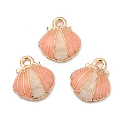 Alloy Enamel Charms PALLOY-F224-05G-1