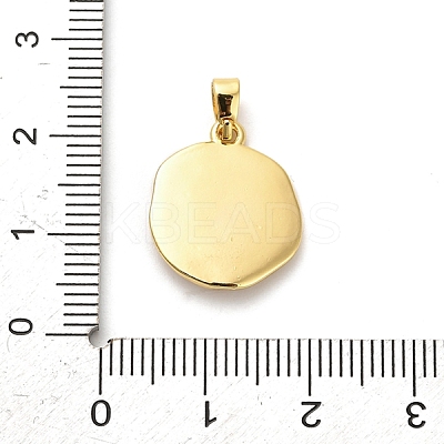Brass Enamel Pendants KK-M314-08B-G01-1