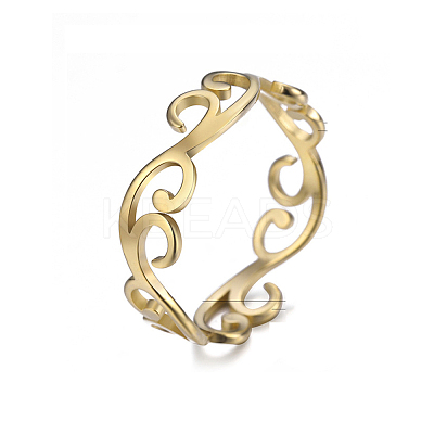 304 Stainless Steel Finger Rings for Women FS-WGFE90D-09-1