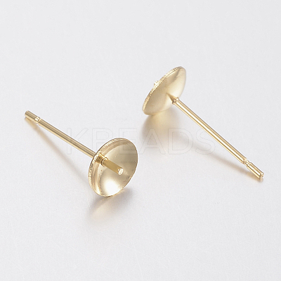 304 Stainless Steel Stud Earring Findings STAS-H436-25-3mm-1