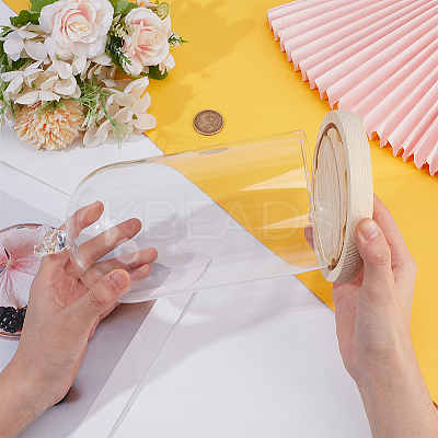 Glass Dome Cover DIY-WH0504-317C-1