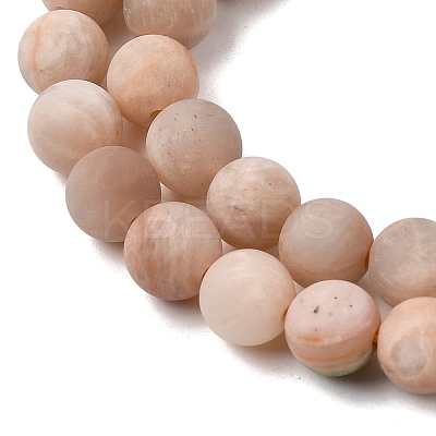 Natural Sunstone Beads Strands G-J372-05-8mm-A-1