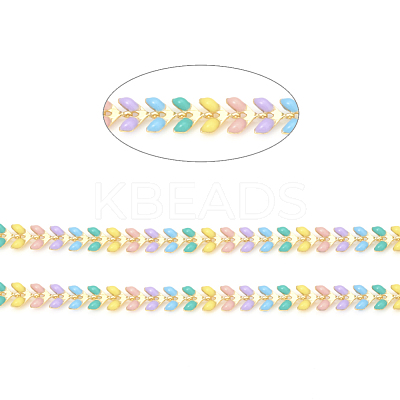 Brass Handmade Chains CHC-P004-C09G-1