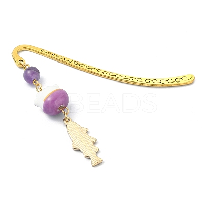 Japanese Style Maneki-neko Bookmark AJEW-JK00260-03-1