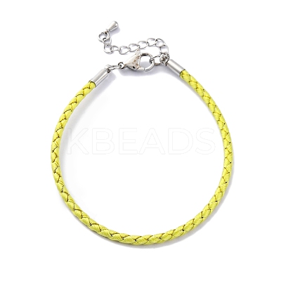 Polyester Cord Braided Bracelet Makings MAK-Z003-01P-32-1