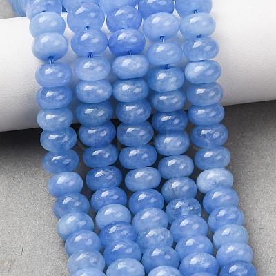 Natural White Jade Beads Strands X-G-E507-01-09-1