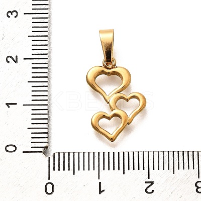 304 Stainless Steel Pendants LS-STAS-B079-02G-08-1