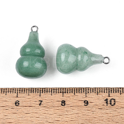 Natural Green Aventurine Pendants G-T144-73G-1
