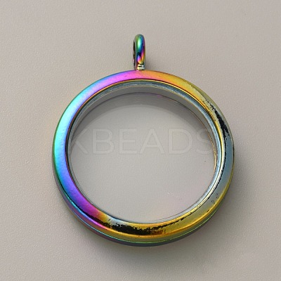 Alloy Crystal Rhinestone Locket Pendants FIND-WH0061-78M-1