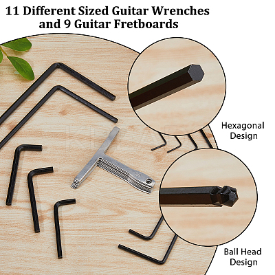 1 Set Iron Guitar Truss Rod Wrench TOOL-FI0001-01-1