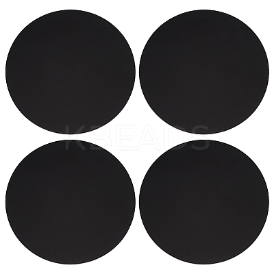 Flat Round Acrylic Chassis Display Pedestals DIY-FG0005-55D-1