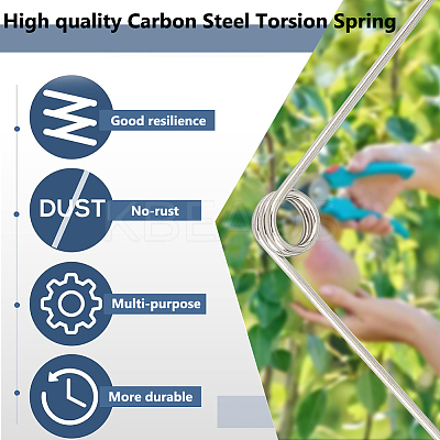 36Pcs High Carbon Steel Torsion Spring FIND-BC0005-24-1