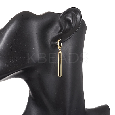 2 Pairs 201 Stainless Steel Leverback Earrings EJEW-JE06912-1