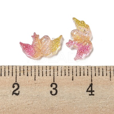 Luminous Transparent Resin Decoden Cabochons RESI-D013-14-1