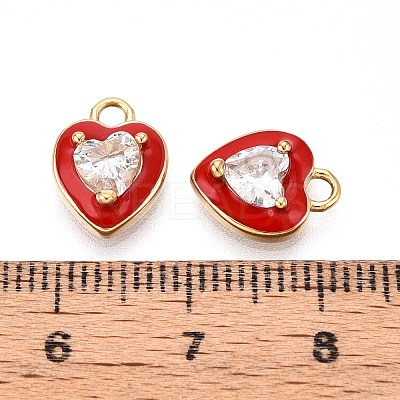 Ion Plating(IP) 304 Stainless Steel Micro Pave Cubic Zirconia Charms STAS-N109-243G-1