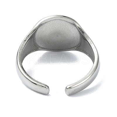 304 Stainless Steel Cuff Rings RJEW-M019-13P-1