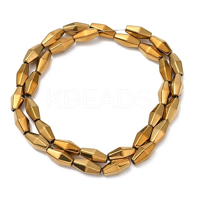 Electroplate Synthetic Magnetic Hematite Beads Strands G-E602-05B-1