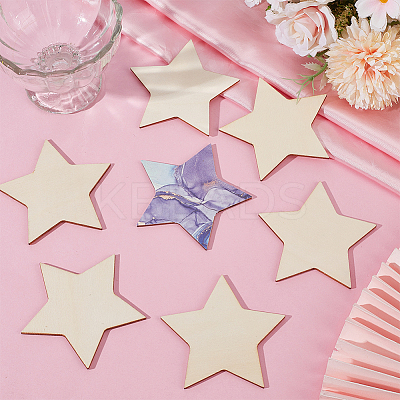 50Pcs Wood Cutouts DIY-SP0004-64A-02-1