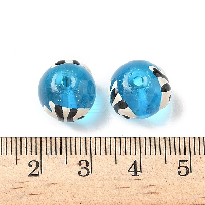Ocean Theme Handmade Glass Enamel Beads LAMP-D304-02J-1