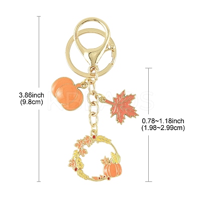 Alloy Enamel Keychains KEYC-FS00042-02-1