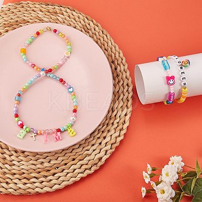 DIY Beads Jewelry Set Making Kit DIY-SZ0007-07-1