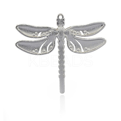 Alloy Enamel Dragonfly Big Pendants LS-ENAM-L034-08P-1