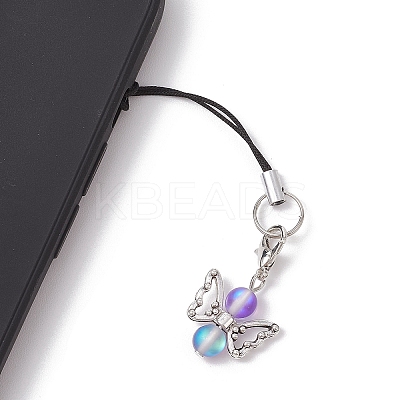 Moonstone Angel Moblie Straps HJEW-JM03147-1