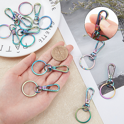 10Pcs Alloy Swivel Clasps FIND-PH0003-04-1