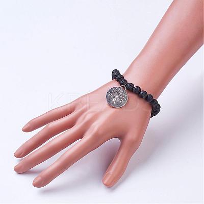 Alloy Charm Bracelets BJEW-JB02674-02-1