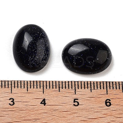 Synthetic Blue Goldstone Cabochons G-G145-01B-46-1
