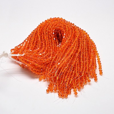 Transparent Glass Beads Strands EGLA-A039-T6mm-D11-1