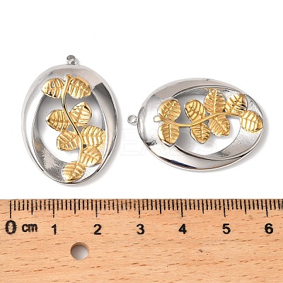 304 Stainless Steel Pendants STAS-Z145-01GP-02-1