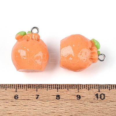 Opaque Resin Pendants RESI-N050-18P-1