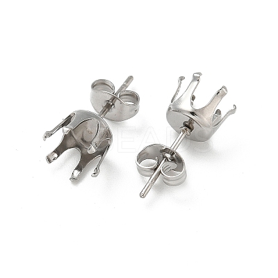 316 Surgical Stainless Steel Stud Earring Findings STAS-Z118-03P-01-1