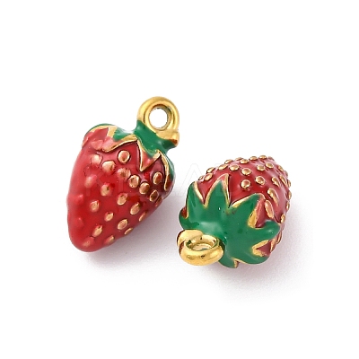 304 Stainless Steel Enamel Pendants LS-STAS-B085-42G-02-1