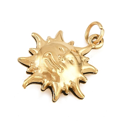 304 Stainless Steel Pendants STAS-P407-01F-G-1