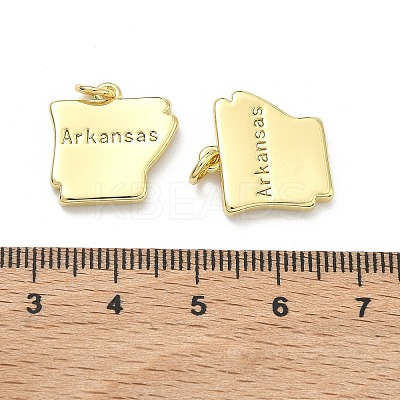Brass Pendants KK-D229-22I-G-1