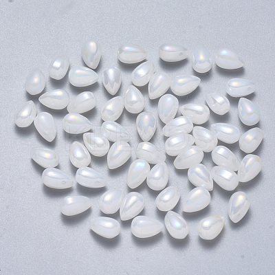 Transparent Spray Painted Glass Charms GLAA-R211-03-D06-1