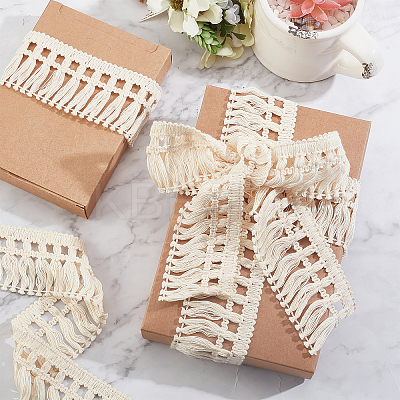 Cotton Lace Fringes Tassel Trimmings OCOR-AR0001-25-1