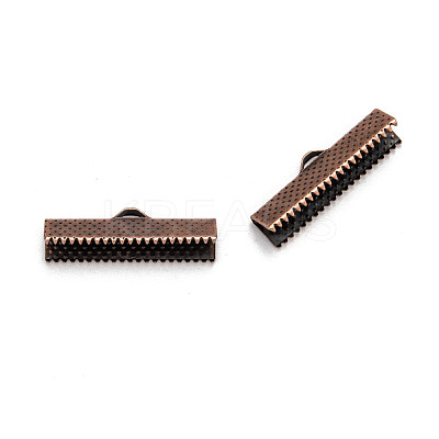 Mixed Iron Ribbon Crimp Ends E182Y-M-1