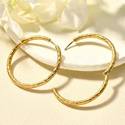 304 Stainless Steel Hoop Earrings for Women EJEW-M068-13D-G-1