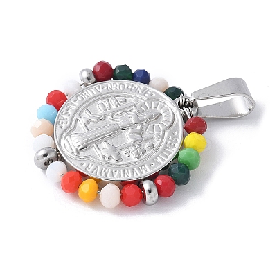 304 Stainless Steel Pendants KK-K399-01P-05-1