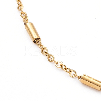 304 Stainless Steel Cable Chains Anklets X-AJEW-AN00392-02-1