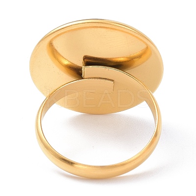 Ion Plating(IP) 304 Stainless Steel Finger Rings Components STAS-P291-02F-G-1