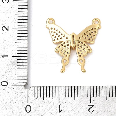 Brass Micro Pave Cubic Zirconia Pendants KK-U058-49G-1