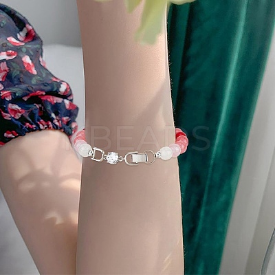 6 Pcs 2 Colors Extender Clasps Brass Micro Pave Cubic Zirconia Fold Over Extension Clasps FIND-BBC003-55B-1